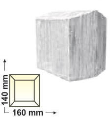 Elite Decor DecoWood Fehér-160 Univerzális poliuretán konzol-06, festhető (E056) (E056 - white)