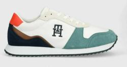 Tommy Hilfiger sneakers din piele RUNNER EVO LEATHER culoarea alb, FM0FM04479 PPYX-OBM0CN_55X