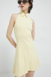 Tommy Hilfiger rochie culoarea galben, mini, evazati PPYX-SUD1PY_10X