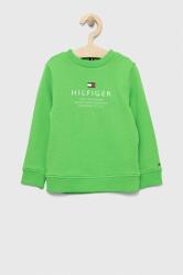 Tommy Hilfiger bluza copii culoarea verde, cu imprimeu PPYX-BUB010_76X