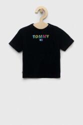 Tommy Hilfiger tricou bebe culoarea albastru marin, cu imprimeu PPYX-TSK06L_59X