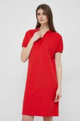 Tommy Hilfiger rochie culoarea rosu, mini, oversize PPYX-SUD1NY_33X