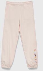 Tommy Hilfiger pantaloni de trening pentru copii culoarea roz, cu imprimeu PPYX-SPG02D_03X