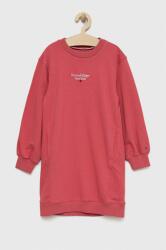 Tommy Hilfiger rochie fete culoarea roz, mini, drept PPYX-SUG00G_42X