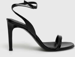 Calvin Klein sandale de piele culoarea negru PPYX-OBD01J_99X