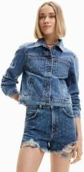 Desigual geaca jeans femei, de tranzitie PPYX-KUD0D5_55J