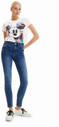 Desigual jeansi x Disney femei medium waist PPYX-SJD0EW_55J