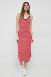 Tommy Hilfiger rochie culoarea rosu, midi, drept PPYX-SUD1O3_33A