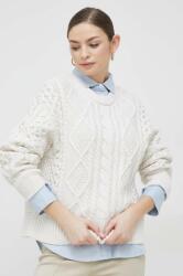 Tommy Hilfiger pulover femei, culoarea bej, călduros PPYX-SWD0H8_01X