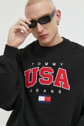 Tommy Hilfiger bluza barbati, culoarea negru, cu imprimeu PPYX-BLM0YK_99X