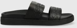 Calvin Klein papuci ERGO SLIDE - HF MONO femei, culoarea negru, HW0HW01535 PPYX-KLD02I_99X