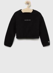Calvin Klein bluza copii culoarea negru, cu imprimeu PPYX-BLG00H_99X
