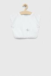 Calvin Klein tricou de bumbac pentru copii culoarea alb PPYX-TSG0CZ_00X