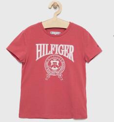 Tommy Hilfiger tricou copii culoarea roz PPYX-TSG01L_42X