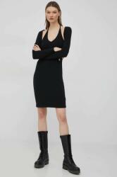 Calvin Klein rochie și bolero culoarea negru, mini, mulata PPYX-SUD0A3_99X