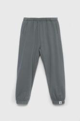 Calvin Klein Jeans pantaloni de trening pentru copii culoarea gri, neted PPYX-SPB044_90X