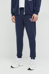 Tommy Jeans pantaloni de trening culoarea albastru marin, cu imprimeu PPYX-SPM0GN_59X
