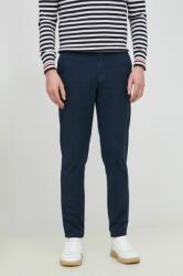 Tommy Hilfiger pantaloni din amestec de in culoarea albastru marin, cu fason chinos PPYX-SPM0AE_59X