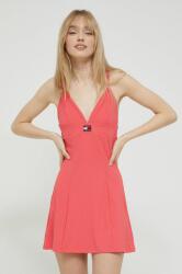 Tommy Hilfiger rochie culoarea roz, mini, evazati PPYX-SUD1RA_42X