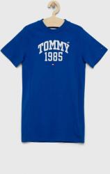Tommy Hilfiger rochie din bumbac pentru copii Culoarea albastru marin, mini, drept PPYX-SUG095_59X