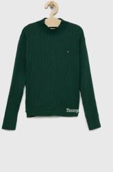 Tommy Hilfiger pulover copii culoarea verde, light PPYX-SWG004_79X