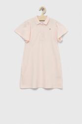 Tommy Hilfiger rochie fete culoarea roz, mini, drept PPYX-SUG097_03X