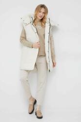 Tommy Hilfiger pantaloni din lana femei, culoarea bej, mulata, high waist PPYX-SPD01A_12X