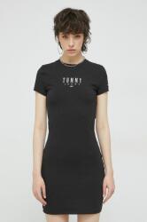 Tommy Hilfiger rochie culoarea negru, mini, mulata PPYX-SUD1PM_99X
