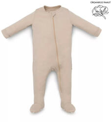 Kenguru Gold Kenguru Elől cipzáros Hosszú ujjú pamut rugi - Mogyoró (80-86)