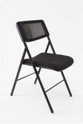 ALBA Összecsukható szék, fém és szövet, ALBA CPDIVANO N, fekete (BCPDIVANO) - pencart