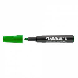 Alkoholos marker, 1-3 mm, kúpos, ICO "Permanent 11", zöld (9580007005)