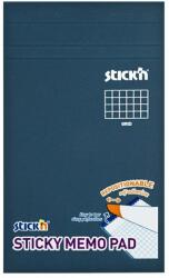 STICK N Öntapadó jegyzettömb, kockás, 190, 5x114 mm, 50 lap, STICK N, fehér (SN21852) - pencart