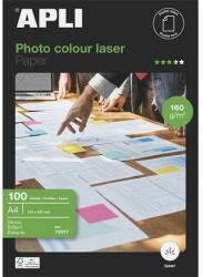 Apli Fotópapír, lézer, A4, 160g, fényes, kétoldalas, APLI "Premium Laser", 100lap/cs (11817) - tonerpiac