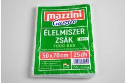 Mazzini Élelmiszerzsák 50 x 70 cm 25 db/tekercs 20 tekercs/karton (105580) - tonerpiac - 2 096 Ft