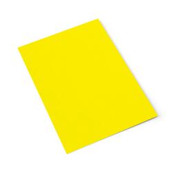Bluering Dekor karton 1 oldalas 48x68cm, 350g 25ív/csomag, Bluering® sárga