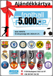  Ajándékutalvány ajándékkártya 5000 Ft