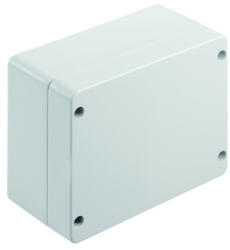 Weidmüller 9529240000 KLIPPON K6 RAL7001 Klippon K (aluminium empty enclosure), Üres ház, Alumínium ház, Magasság: 160 mm, Szélesség: 200 mm, Mélység: 100 mm, Anyag: Alumínium AlSi12, Porszórt, textur