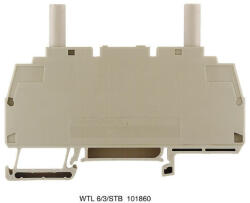 Weidmüller 1018600000 WTL 6/3/STB sorozat kapocs Mérő-bontó sorkapocs, Csavaros csatlakozás, 6 mm2; , 500 V, 41 A, csúszó, Sötétbézs (1018600000)