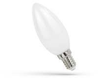 spectrumLED E14 LED izzó 4W 2700 Kelvin-gyertya formájú 40W-ot kiváltó-opál fehér filament LED izzó opál (SPE-14069) E14 (14069)
