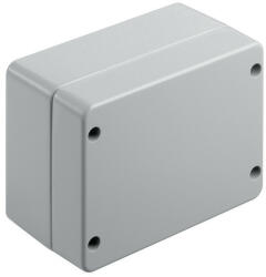  Weidmüller 9529210000 KLIPPON K5 RAL7001 Klippon K (aluminium empty enclosure), Üres ház, Alumínium ház, Magasság: 130 mm, Szélesség: 170 mm, Mélység: 90 mm, Anyag: Alumínium AlSi12, Porszórt, texturá