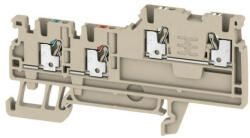 Weidmüller 1992260000 AIO21 1.5 SI Érzékelő-, beavatkozó sorkapocs, PUSH IN, 1.5 mm2; , 250 V, 13.5 A, Sötétbézs (1992260000)