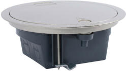 Legrand 088064 IP66-os padlódoboz, felhajtható fedővel, rozsdamentes acél borítással, 4 modul befogadására ( Legrand 088064 ) (088064)