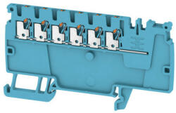Weidmüller 2522870000 AAP11 1.5 LI BL/OR Moduláris elosztó sorkapcsok, PUSH IN, 1.5 mm2; , 500 V, 17.5 A, Kék (2522870000)