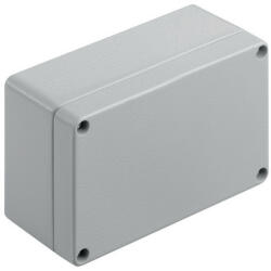  Weidmüller 9529150000 KLIPPON K21 RAL7001 Klippon K (aluminium empty enclosure), Üres ház, Alumínium ház, Magasság: 80 mm, Szélesség: 125 mm, Mélység: 57 mm, Anyag: Alumínium AlSi12, Porszórt, texturá