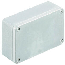  Weidmüller 1565250000 KLIPPON K02 Klippon K (aluminium empty enclosure), Üres ház, Alumínium ház, Magasság: 64 mm, Szélesség: 98 mm, Mélység: 34 mm, Anyag: Alumínium AlSi12, kezeletlen, Ezüst (1565250