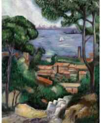 Royal & Langnickel Set pictura pe panza, Vila pe coasta (L'Estaque a villa) (POM-SET10) Carte de colorat