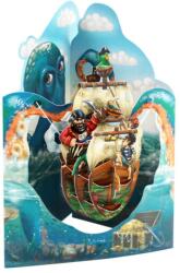 Santoro Felicitare 3D Swing Cards Corabie de pirati 2 (SC192)