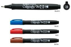 Artline Marker ARTLINE Supreme Calligraphy, varf tesit din fetru 2.0mm, negru (EPF-242-BK)