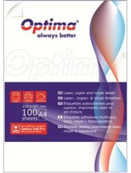 Optima Etichete albe autoadezive 70/A4, 40 x 20 mm, 100 coli/top, Optima (OP-470400200) - officegarage