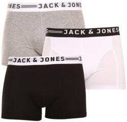 Jack and Jones 3PACK boxeri bărbați Jack and Jones multicolori (12081832 - light grey) XL (165327)